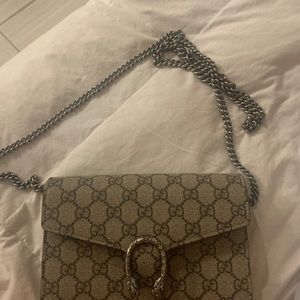 Gucci Dionysus GG supreme chain wallet